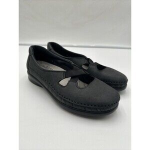Women's SAS Tripad Comfort Crissy "NERO" Suede Slip On Shoe 7M Ships